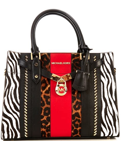 michael kors leopard zebra purse|Michael Kors leopard crossbody purse.